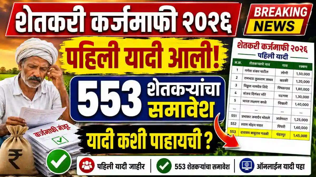 Shetkari Karjmafi Update